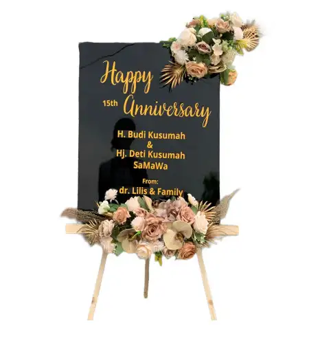 Papan Bunga Akrilik Wisma 46