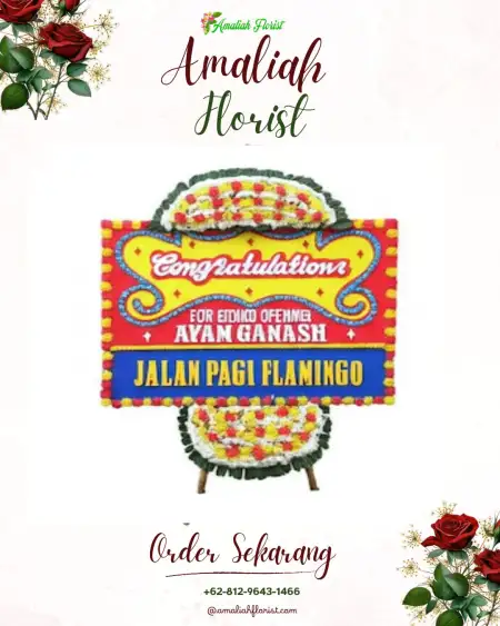 Sewa Papan Bunga Wisma 46